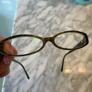 Jean Lafont Paris reptile print Eyeglasses